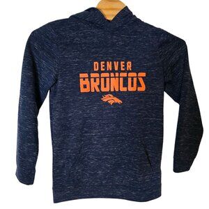 NFL Team Apparel Denver Broncos Youth Hooded Sweatshirt‎ Size XXLY (18) Blue